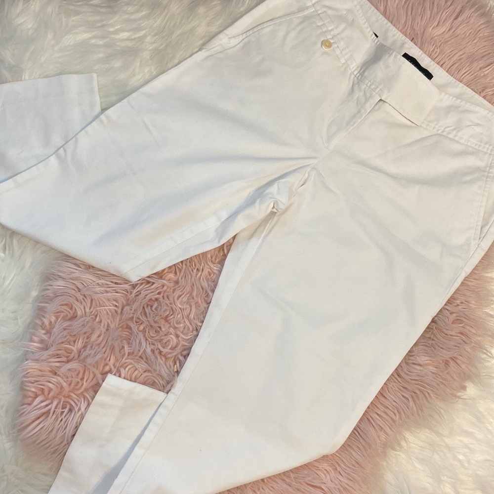 Talbots White Modern Fit Pants Sz 12